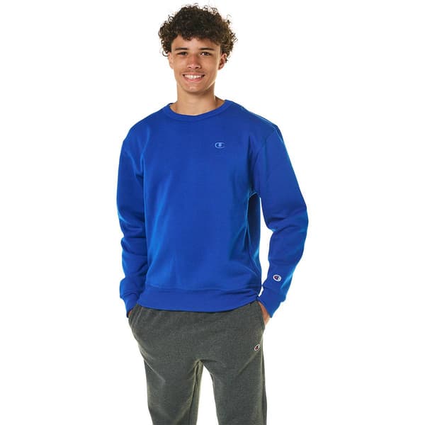 Mens Champion(R) Powerblend Fleece Crew Neck Sweatshirt - image 