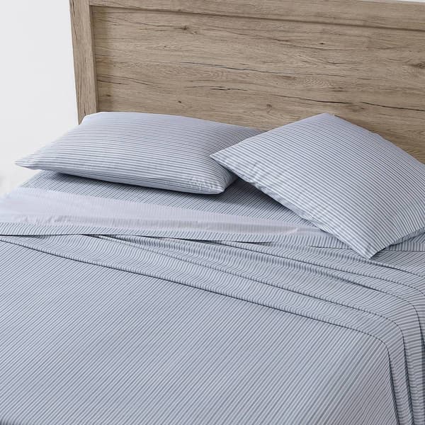 Eddie Bauer Ticking Stripe Cotton Percale Sheet Set