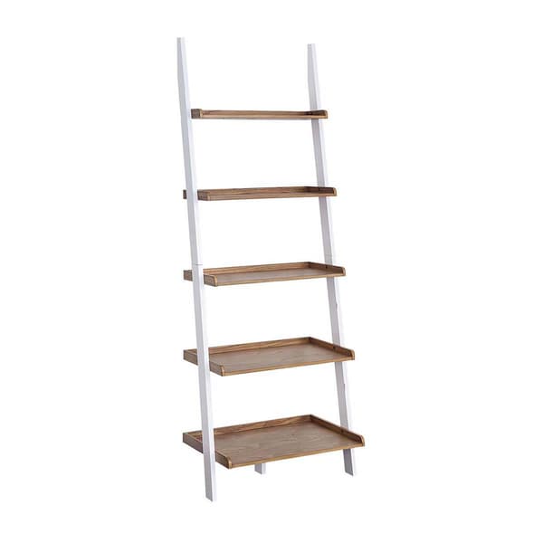 Convenience Concepts American Heritage Two-Tone Bookshelf Ladder