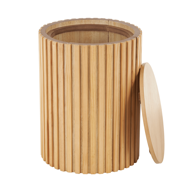 9th & Pike® Modern Brown Wood Accent Table