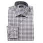 Mens Van Heusen&#40;R&#41; Slim Fit Plaid Dress Shirt - Mud Green - image 1