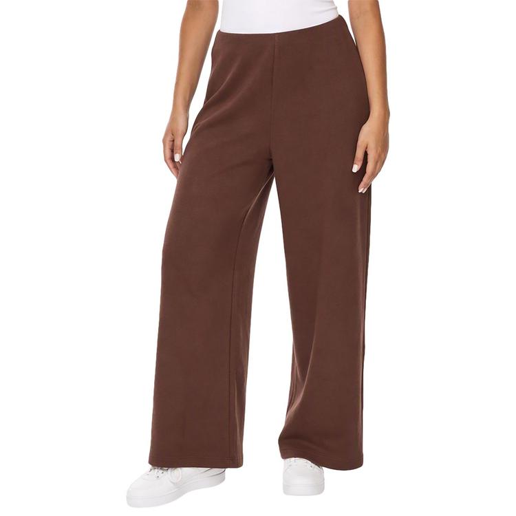 Womens Runway Ready Solid Wide Leg Pull On Casual Pants