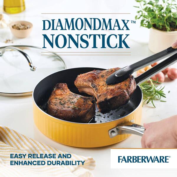 Farberware Style 3qt. Nonstick Cookware Saut&#233; Pan w/ Lid