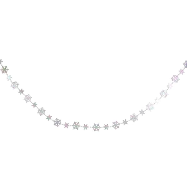 Northlight Seasonal Iridescent Snowflake Christmas Garland