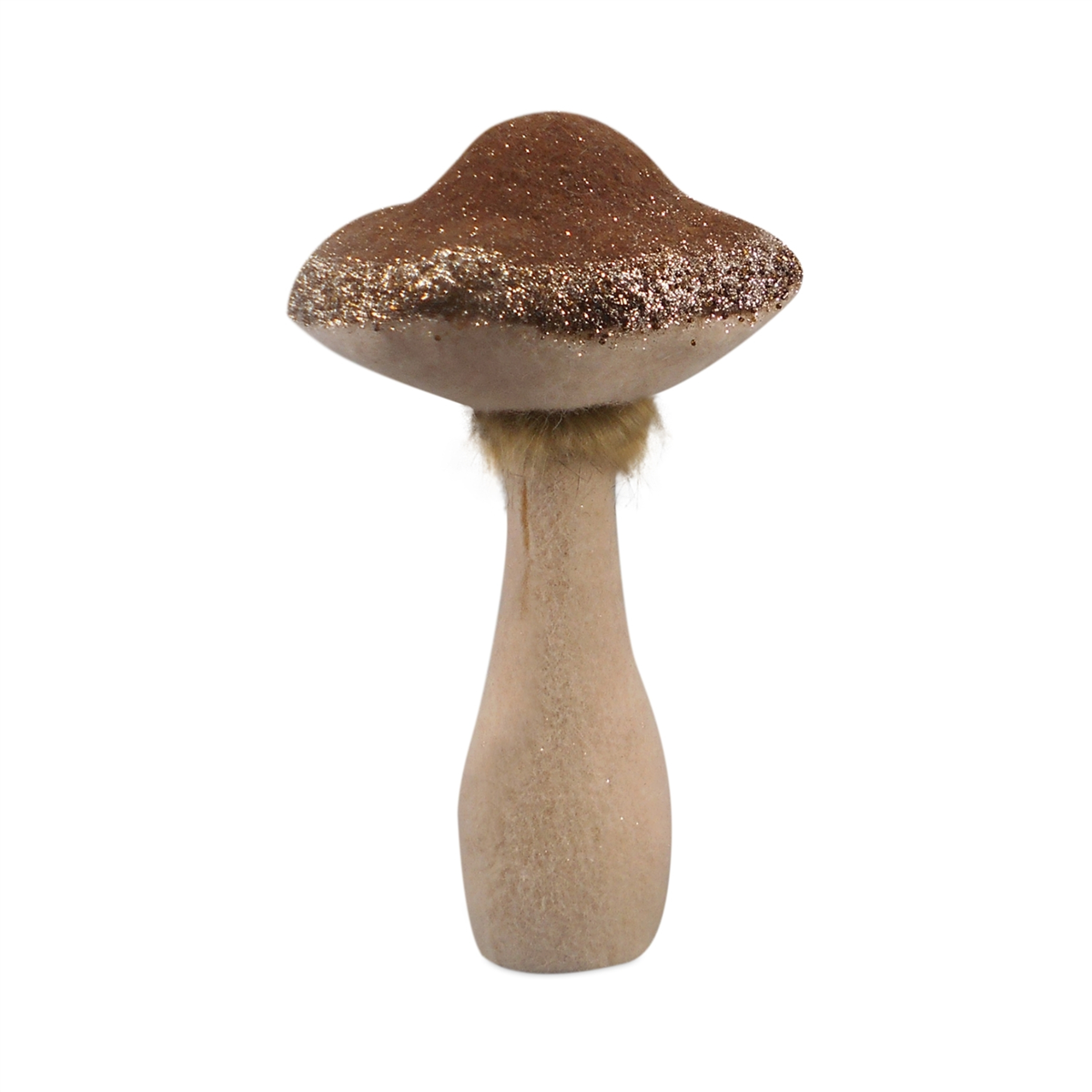 Melrose Glittered Mushroom Decor - Set of 2