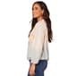 Womens Democracy Long Sleeve Bubble Hem Dip Dye Sweatshirt - image 2