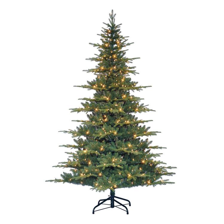 Puleo International 7.5ft. Pre-Lit Utah Fir Christmas Tree
