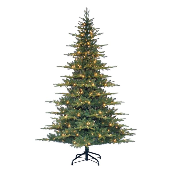 Puleo International 7.5ft. Pre-Lit Utah Fir Christmas Tree