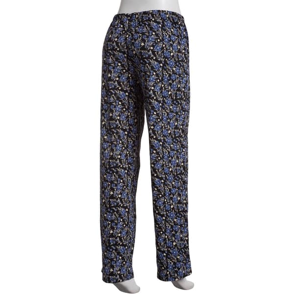 Womens IZOD Floral Stroke Drawstring Pajama Pants