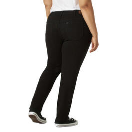Plus Size Lee® Legendary Straight Leg Black Denim Jeans - Medium