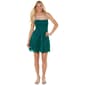 Juniors Jump Glitter A-Line Dress with Lace Up Back - image 1