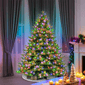 Puleo International 6.5ft. Pre-Lit Noble Fir Christmas Tree - image 2