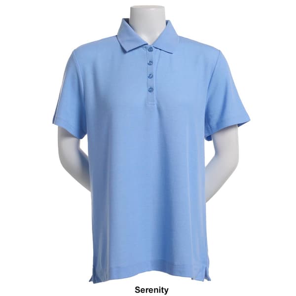 Plus Size Hasting & Smith Short Sleeve Solid Polo