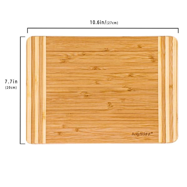 BergHOFF Essentials 10in. Two-Tone Bamboo Cutting Board