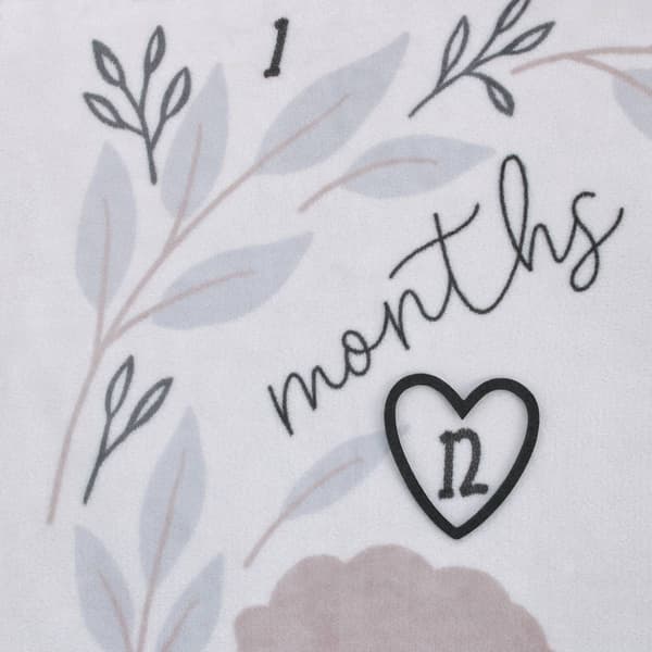 NoJo Together is Better Milestone Baby Blanket