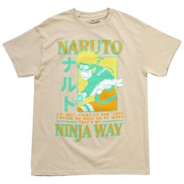 Young Mens Naruto Ninja Way Short Sleeve Graphic Tee