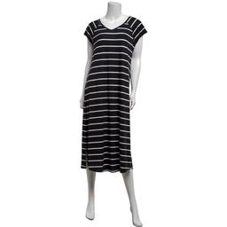 Womens MUK LUKS(R) Stripe Long Lounge Nightgown