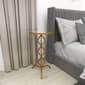 9th & Pike® Gold Glam Metal Accent Table - image 6