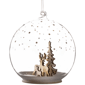 Northlight Deer Family in Snow Glass Globe Christmas Ornament - image 4