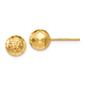 Gold Classics&#40;tm&#41; 14kt. Gold 8mm Mirror Ball Stud Earrings - image 1