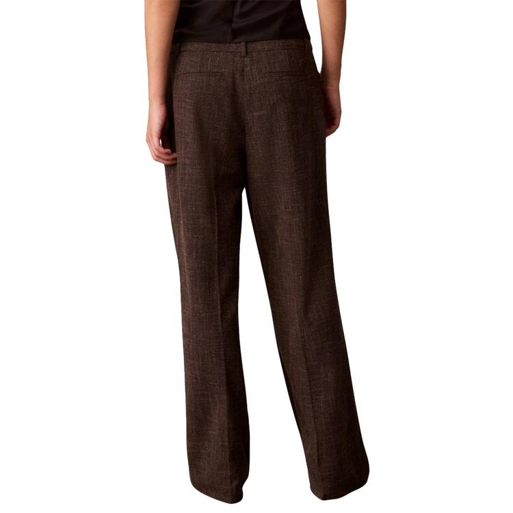 Womens Calvin Klein Crosshatch Wide Leg Dress Pants