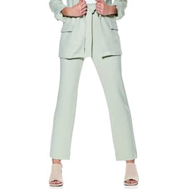 Juniors Joe B Scuba Crepe Solid Tie Waist Skinny Pants