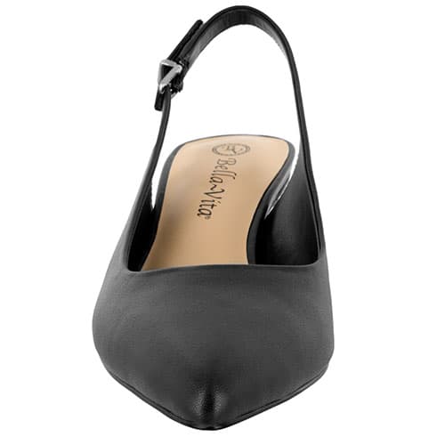 Womens Bella Vita Scarlett Leather Slingback Pumps