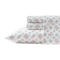 Laura Ashley(R) Leanna Rose Percale Sheet Set