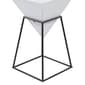 9th & Pike&#174; White Metal and Wood Modern Accent Table - image 4