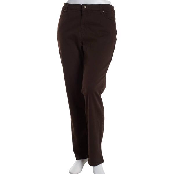 Plus Size Gloria Vanderbilt Amanda Twill Jeans - Short Length - image 