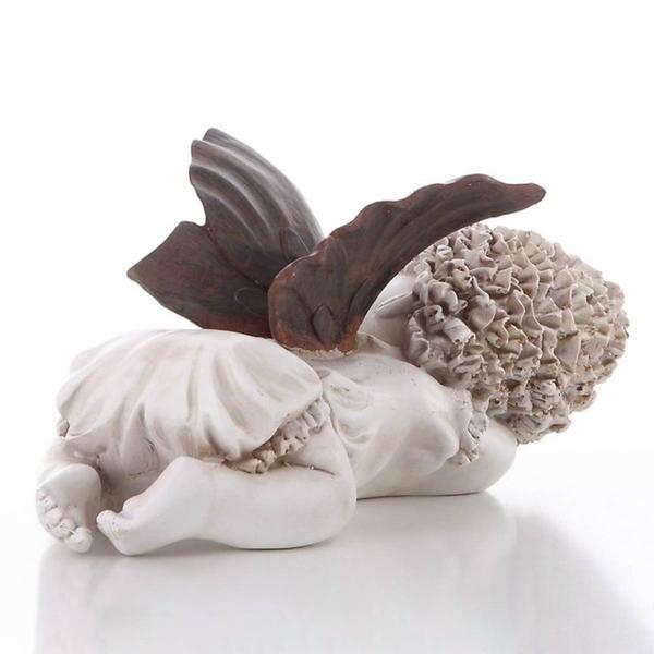 Hi-Line Gift Baby Fairy Sleeping Garden Statue