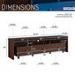 Techni Mobili Elegant TV Stand for TV''s Up To 75" w/ Storage - image 8