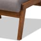 Baxton Studio Naeva Mid-Century Wood Footstool - image 6