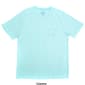 Mens Joe Marlin Solid Embroidered Pocket Tee - image 3