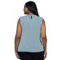 Plus Size 24/7 Comfort Apparel Medallion Sleeveless Blouse - image 3
