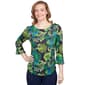 Petite Ruby Rd. Must Haves II Bold Floral Bell Sleeve Blouse - image 1