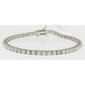 Gemstone Classics&#40;tm&#41; 3.00mm Round Opal Tennis Bracelet - image 1