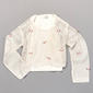 Girls (7-16) No Comment Long Sleeve Rose Mesh 2Fer Top & Tank - image 1