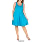 Plus Size 24/7 Comfort Apparel Sleeveless Shift Dress - image 7