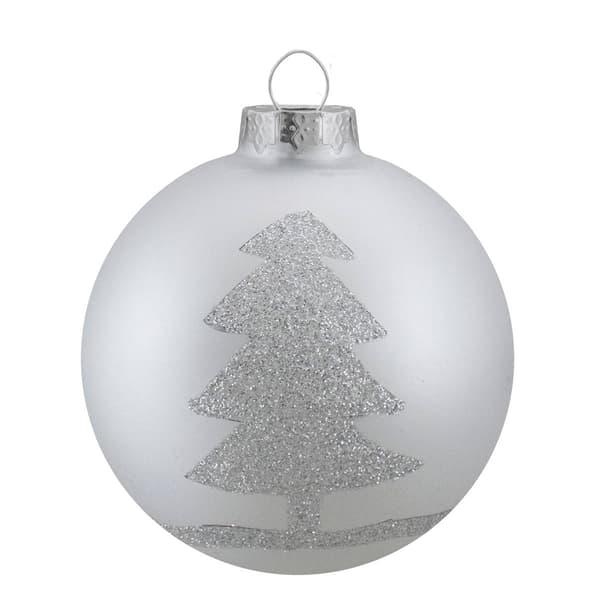 Northlight Seasonal Christmas Tree Ball Ornaments - Set of 4