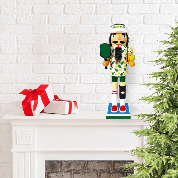 Santa''s Workshop 14in. Pickleball Nutcracker