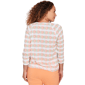 Womens Hearts of Palm All Sun and Games Tie Hem Seashells Blouse - image 2