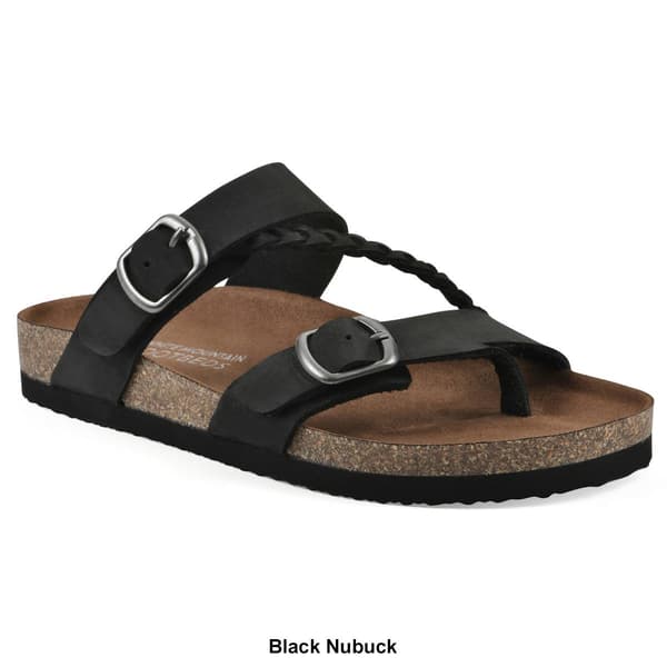 Womens White Mountain Hammy Footbed Sandals