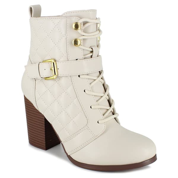 Womens XOXO Muna Quilted Ankle Boots - image 