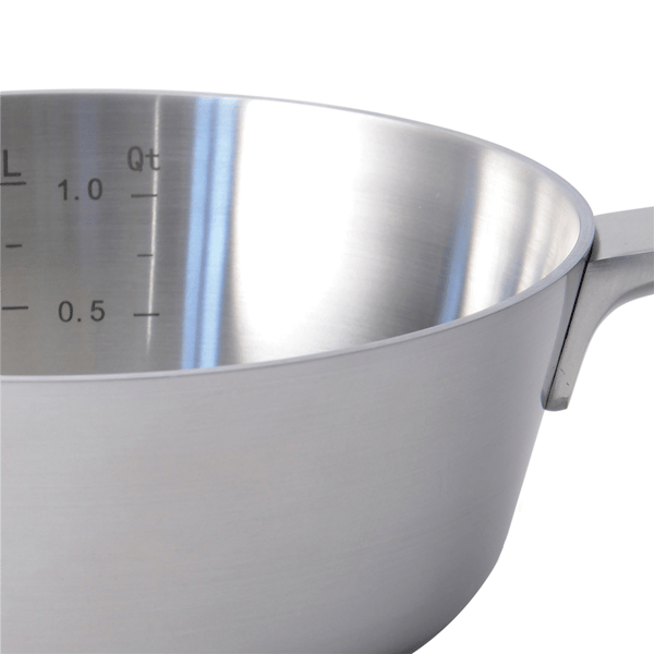 BergHOFF Ron 7in. Stainless Steel 5-Ply Conical Sauce Pan