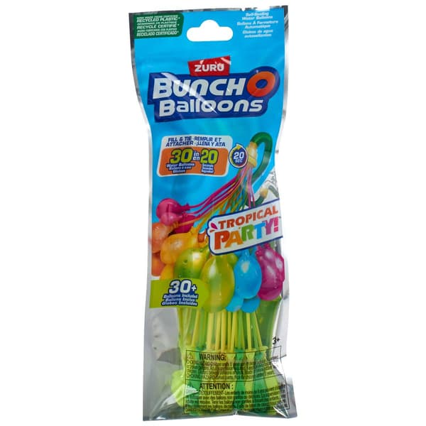 Zuru Bunch O Balloons Water Balloons Tropical Party - image 