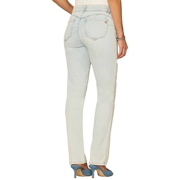 Womens Democracy “Ab”solution® Mid Rise Straight Leg Jeans