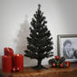 National Tree 2ft. Black Tinsel Tree - image 4