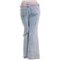 Juniors Plus Madden Girl Pink Western Belted Flare Jeans - image 3