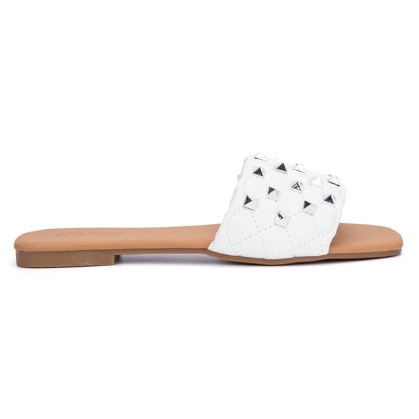 Womens Olivia Miller Shelly Slide Sandals